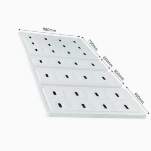 820mm width 4 sections stamped bed panel