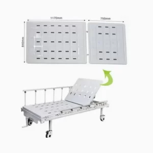 840mm widdth single crank stamped bed panel