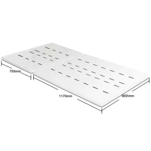 900mm width single crank stamped bed panel