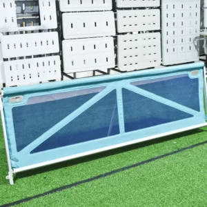 Bedside inflatable guardrail