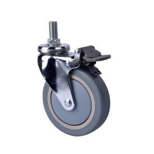 China 5 Inch Traditional Castor Universal Medical Trolley Caster Wheels with Brake