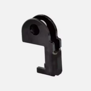 Double-pieces connecting ear part of bed pane