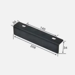 Fixed part (1) for bed panel