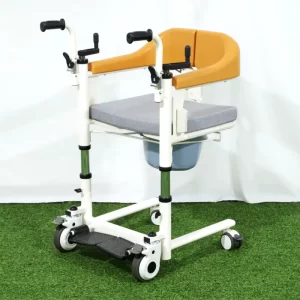 Hand-cranking transfer chair
