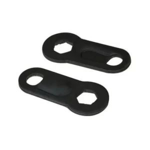 Hexagonal pad of central-locking brake