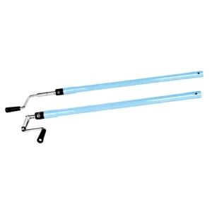 Iron crank with in-place protection