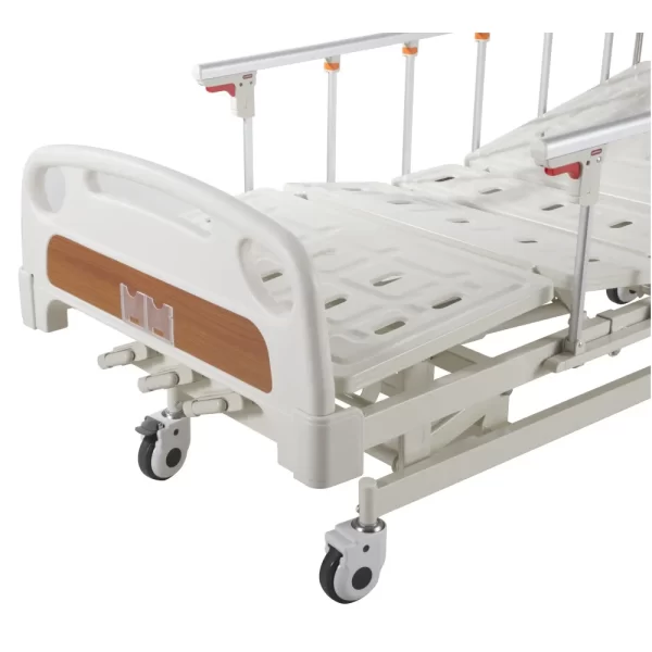 Manual three function hospital bed and metal parts