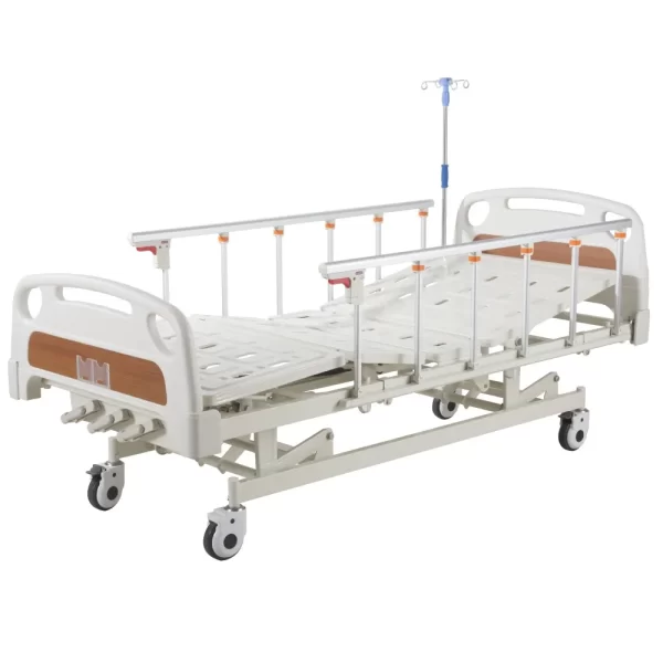 Manual three function hospital bed and metal parts