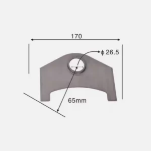 Transmission part for bed panel