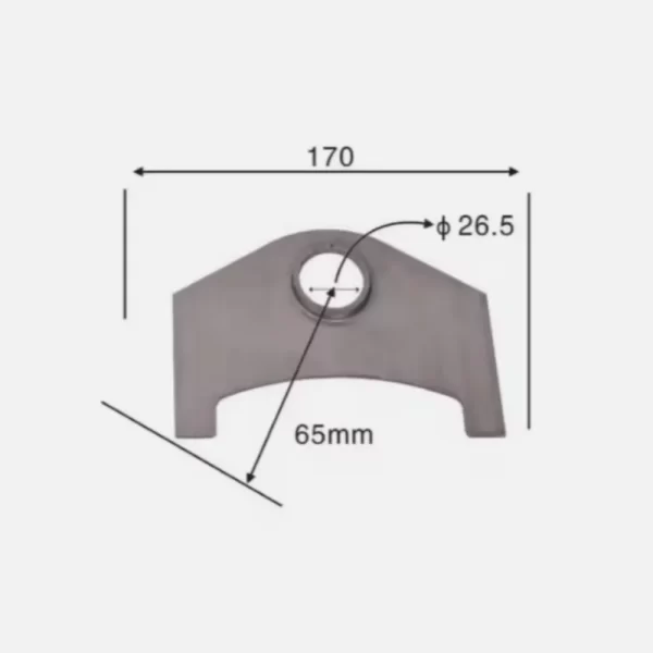 Transmission part for bed panel