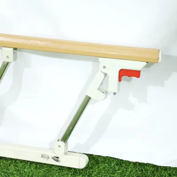 Wood grain straight tube guardrail